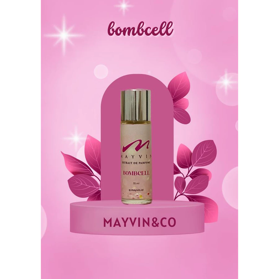 Parfum BOMBCELL - MAYVIN BOMBCELL inspirasi dari VICTORIA SECRET BOMBSHELL adalah parfum dengan tingkat extrait de par...